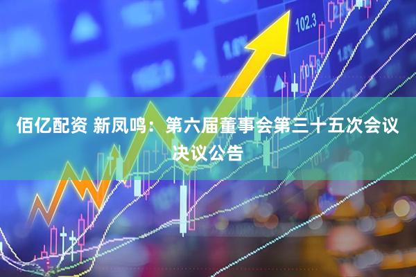 佰亿配资 新凤鸣：第六届董事会第三十五次会议决议公告