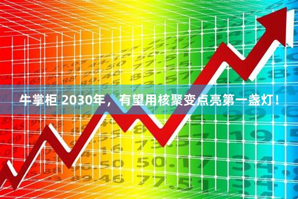 牛掌柜 2030年，有望用核聚变点亮第一盏灯！