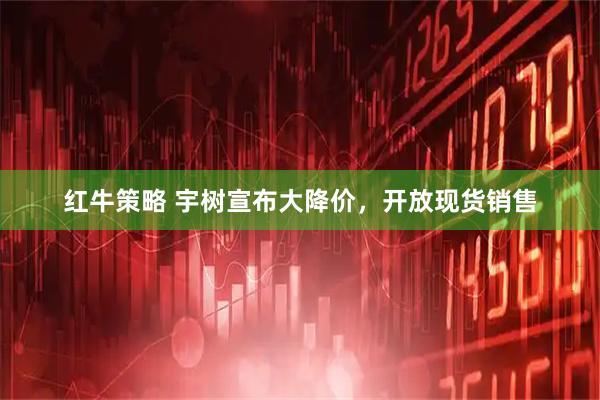 红牛策略 宇树宣布大降价，开放现货销售